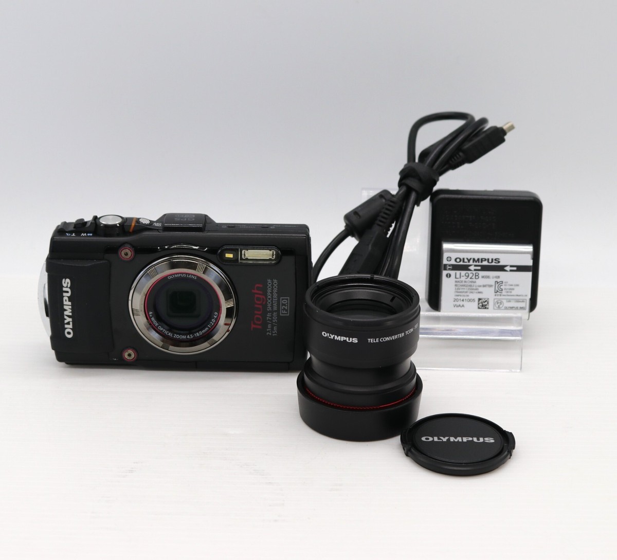 Olympus Stylus Tough TG-3 16.0MP Digital Camera - Black for sale