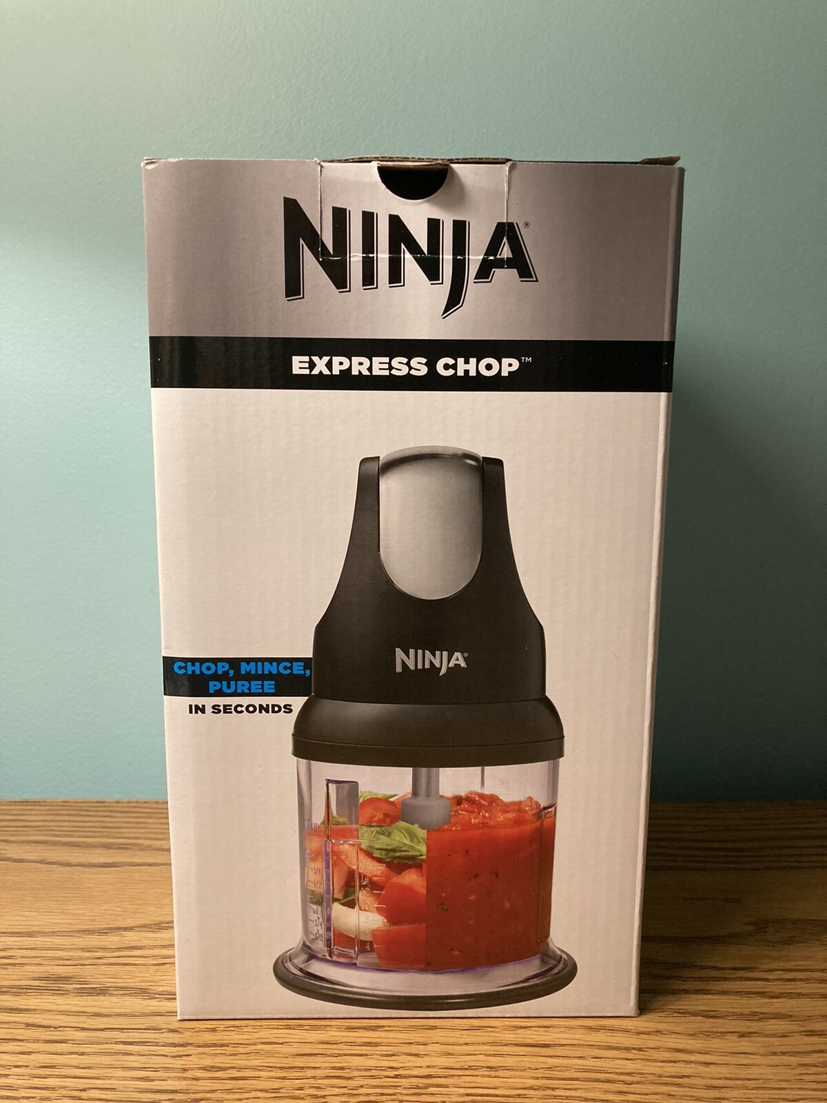 Ninja Express Chop Food Chopper 16oz Bowl Chop Mince Purée FAST NJ100GR