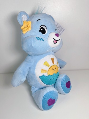 Licensed Care Bears Earth Day I Care Forest Friend Sea Friend Plush 35cm BNWT - Picture 9 of 18