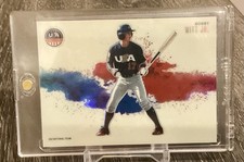 2026 Panini Stars & Stripes Prizm USA Baseball Bobby Witt Jr. Color Blast SSP