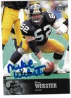 Mike Webster Pittsburgh Steelers Upper Deck 1997 Legends Auto COA AL-176 SP-HOF