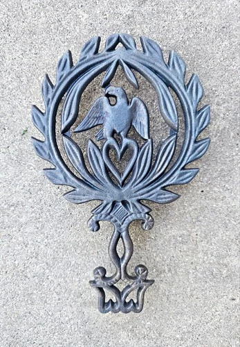 Griswold American Eagle Design Cast Iron Trivet - Restored - product listing photo