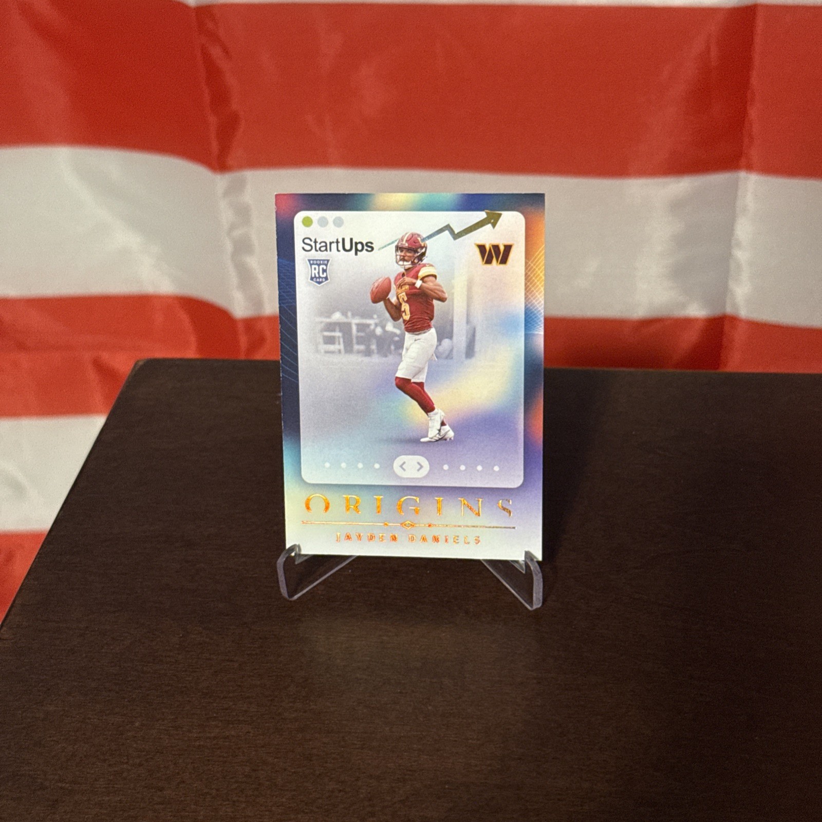 2024 Origins #18 Jayden Daniels RC Start Ups Foil Washington Commanders