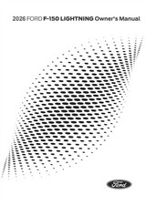 2026 Ford F-150 Lighting Truck Owners Manual User Guide