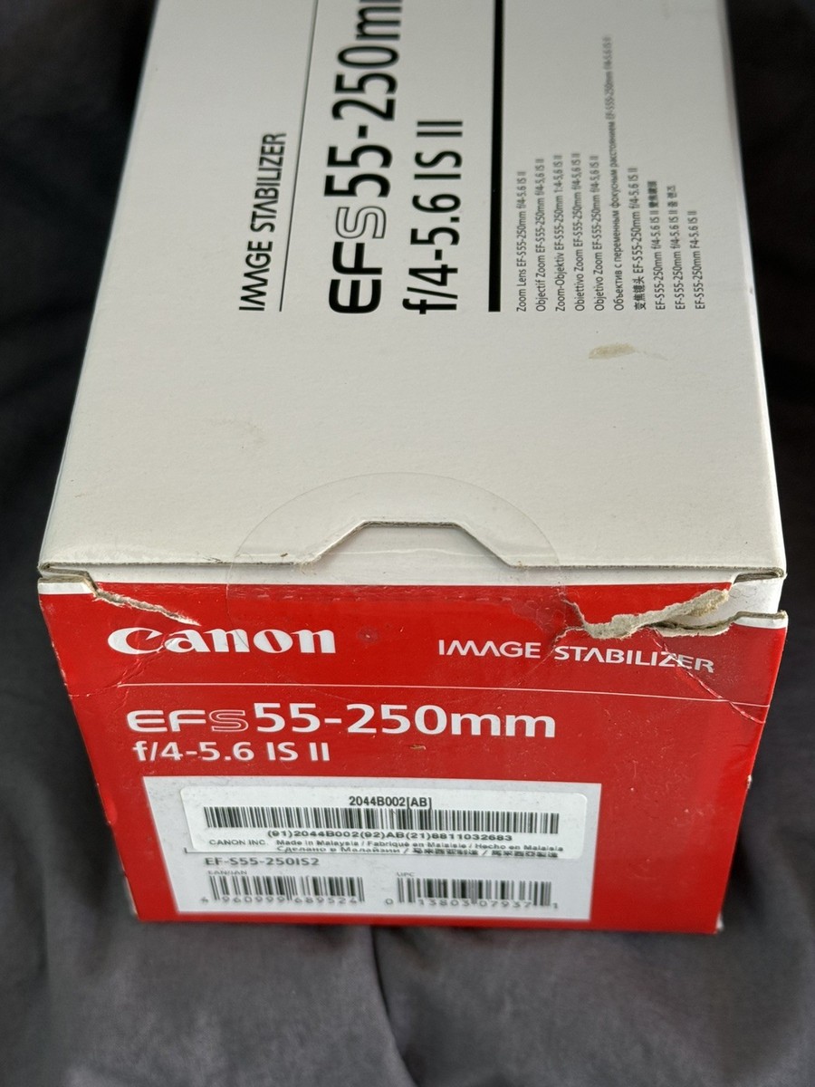 Canon EF-S 55-250mm f/4.0-5.6 IS Lens for sale online | eBay