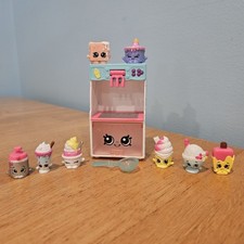 Shopkins Food Fair Cool  Creamy Collection w/ 6 Exclusive  2 Glitter Shopkins