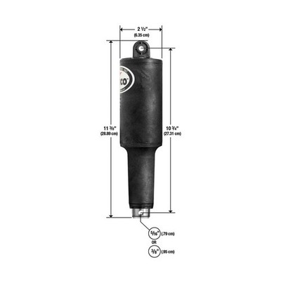 Lenco 101XD Extreme Duty Actuator - 12V - 2-1/4'' Stroke w Hardware