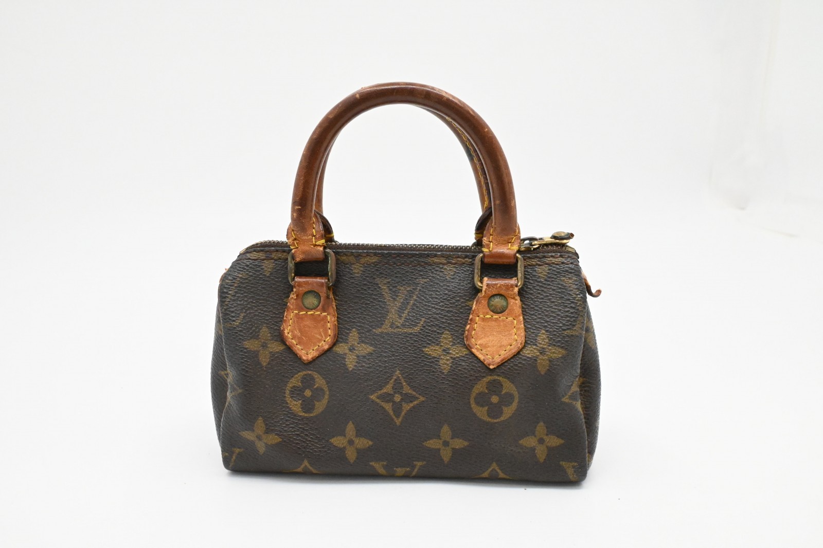 Authentic Louis Vuitton Monogram Mini Speedy Handbag Vintage M41534
