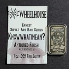 Ernest P. Worrell 1oz .999 Silver Art Bar "KnowWhatIMean?" Antiqued 1 of 25 RARE