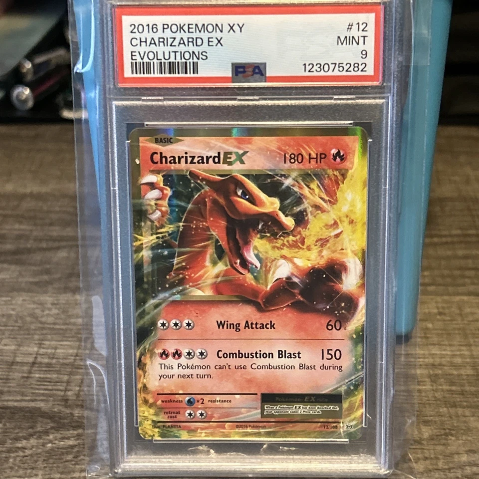 Venusaur Ex 1, Charizard Ex 12, Blastoise Ex 21 PSA 9 Evolutions Set - Image 4 of 4