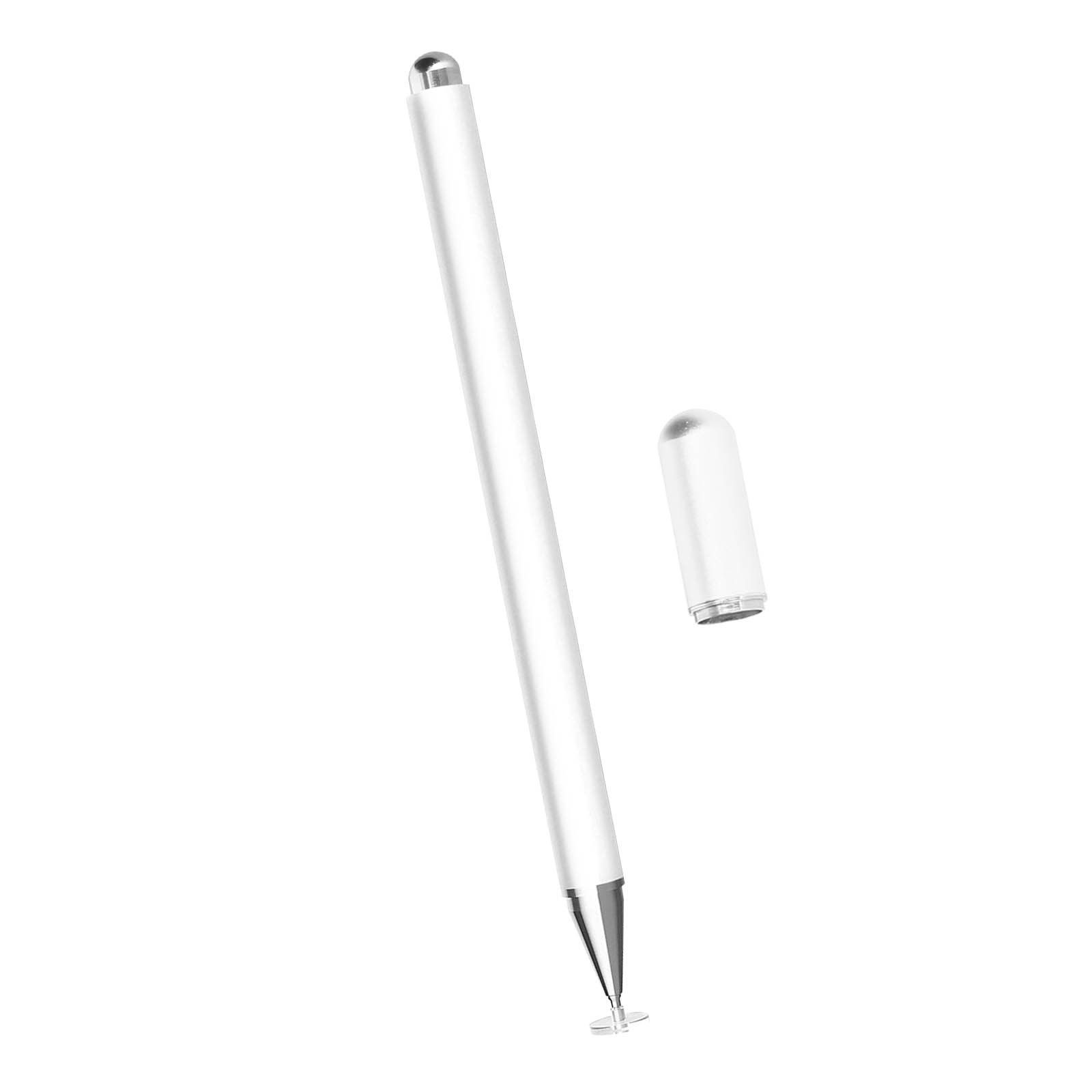 Stylet blanc haute précision en aluminium pour écran tactile