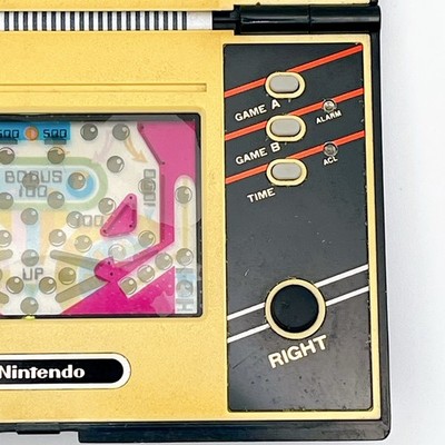 Vintage Nintendo Game & Watch Pinball PB-59 1983 Tested Working