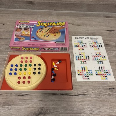SOLITAIRE Plus Colourtaire Vintage 1984 Spear's Games komplett TOP BEISPIEL