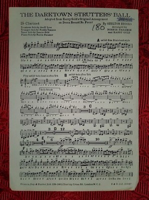 The Darktown Strutters' Ball - Shelton Brooks Noten (Klarinette). Ref00069