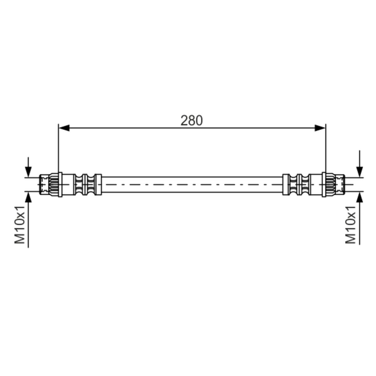 Bremsschlauch Bosch 1 987 476 517-image