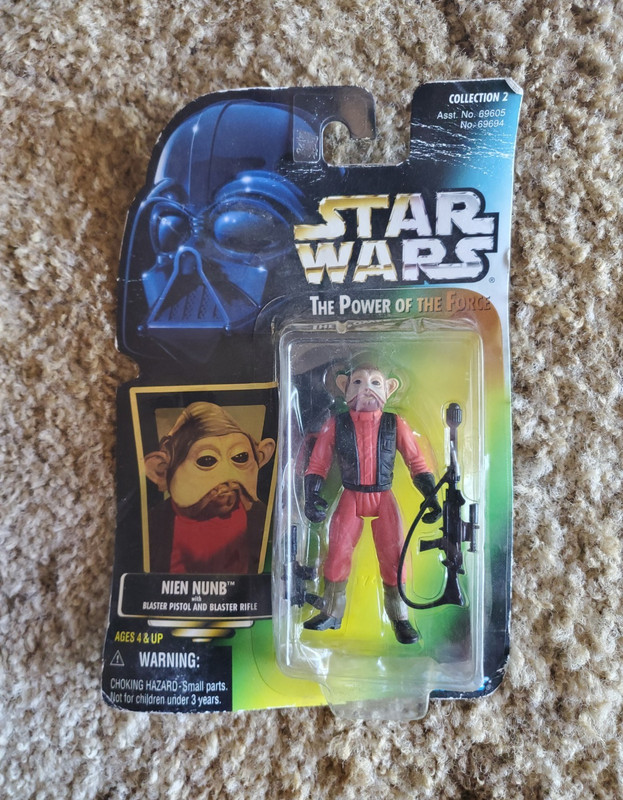 Kenner Star Wars Power of the Force Nien Nunb Action Figure 1997 ROTJ