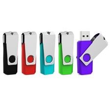 Aiibe 5 Pack 16GB USB Flash Drive 16 GB 16GB, 5 Mixed Colors