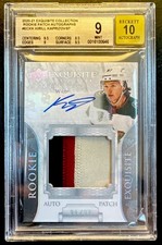 2020 Kirill Kaprizov The Cup Exquisite Collection Rookie Patch Auto /97 Mint 9