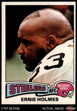 1975 Topps #328 Ernie Holmes Steelers RC Texas Southern 6 - EX/MT