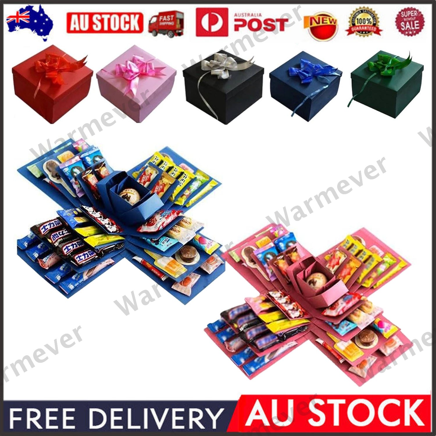 5 Layer Explosion Box DIY Explosion Surprise Gift Box Handmade Snack Box Gift AU