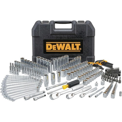 #ad Dewalt Mechanics Tool Set 247 Piece Case Socket Wrenches Ratchet Drive Tough. $146.45