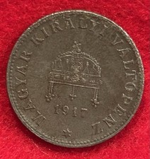 1918 KB 20 Filler Hungary 🇭🇺 KM# 483