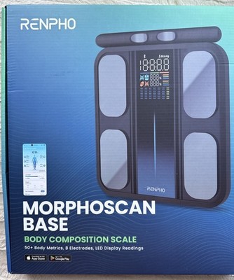  Renpho Morphoscan Smart Body Scale works with App Full Body Analysis Open Box