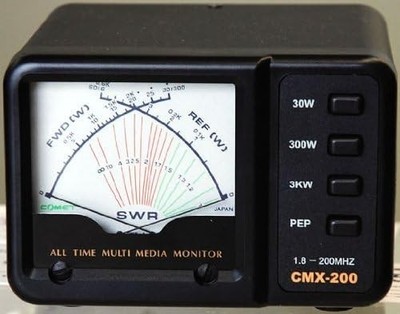 SWR計　COMET CMX-200 Comet CMX-200 SWR Power Meter Band 1.8 - 200 MHz MAX 2KW HF