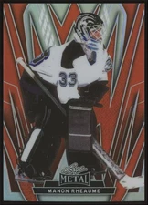 Manon Rheaume /15 #61 2024-25 Leaf Metal Women of Sport Orange Prizm Hockey Card