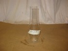 RARE SIGNED FIREPROOF Clear Glass Lamp Chimney LQQK — photo 1