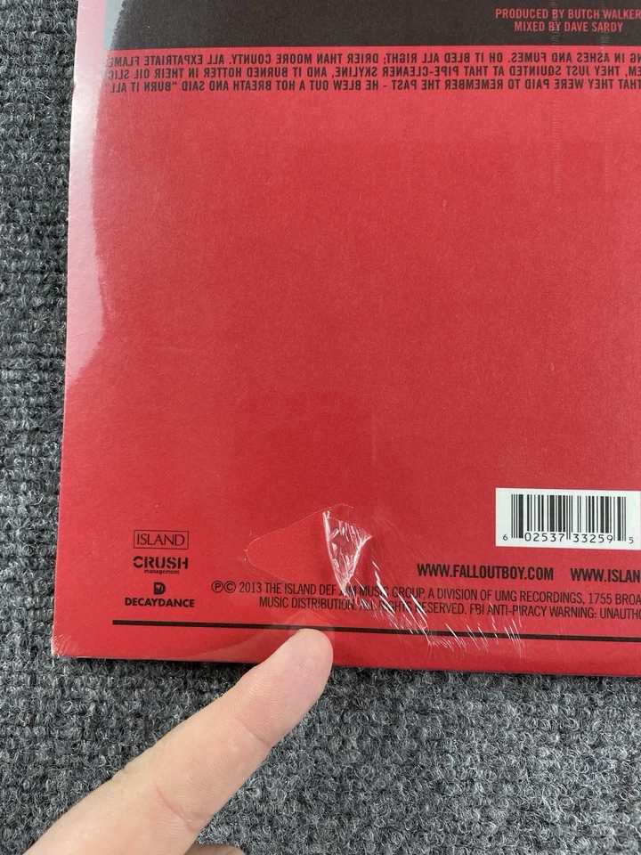 NEW Fall Out Boy Save Rock And Roll 10” Red Color Vinyl Record Gatefold 2LP READ - Image 4 of 4