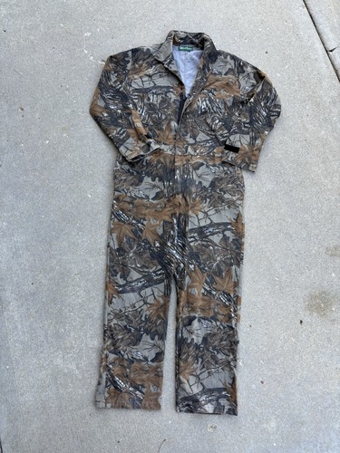 Vintage Gander Mtn USACoveralls Jumpsuit Realtree Camo Men's Size Large 42x32 - Picture 3 of 5