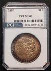 1897 Morgan Silver Dollar MS65 - Gem BU - Original Toning