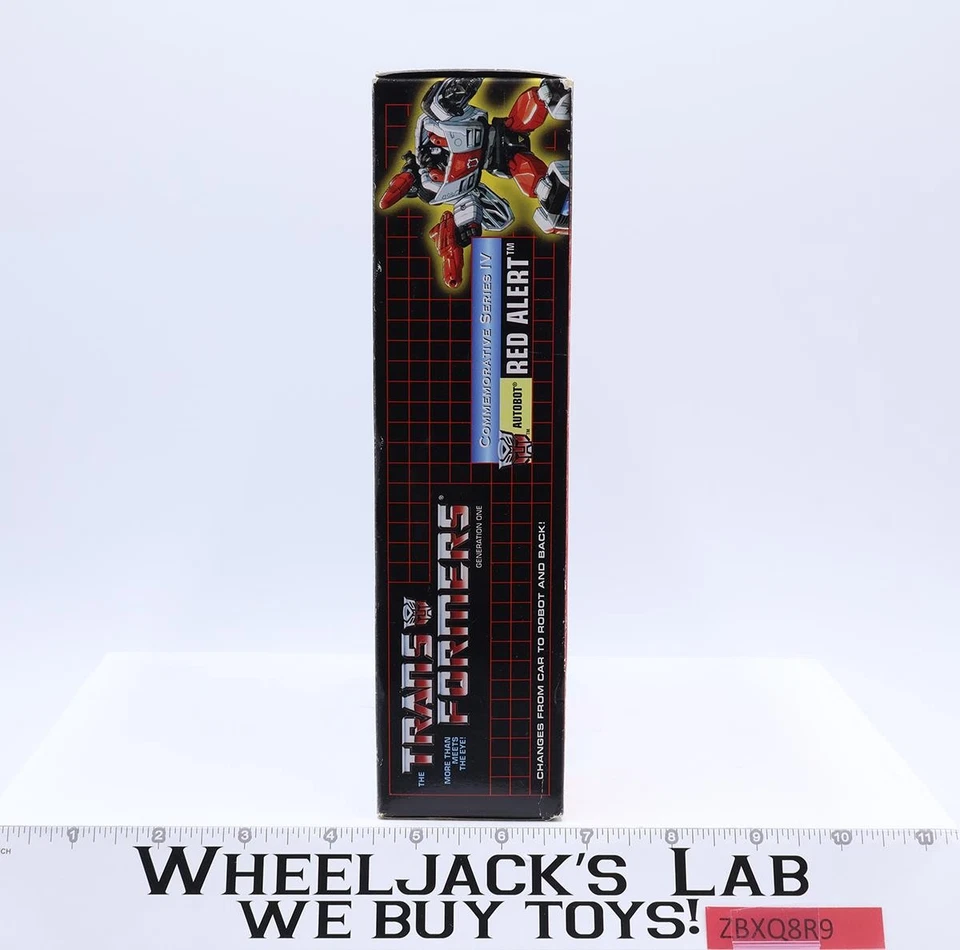 Red Alert Commemorative Series Reissue Transformers 2002 Hasbro NEW SEALED - Image 2 of 4