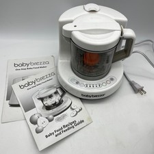 Baby Brezza BRZ9043 White Gray One Step Food Maker Steam  Blender Processor