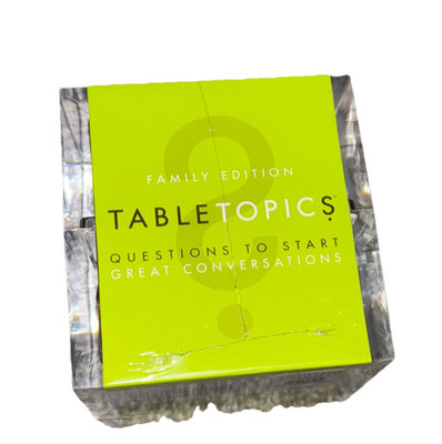 ''Table Topics'' Family Edition Game Questions to Start Great Conversations