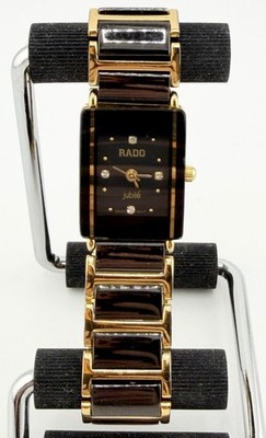 RADOラドー jubile ジュビリー 120.0281.3 レディース中古品 Rado Jubile 120.0281.3 Ceramic Quartz Diamond Watch for Men Zs0501
