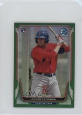 2014 Bowman Chrome Minis Green Refractor /15 Garin Cecchini #327 1h0p
