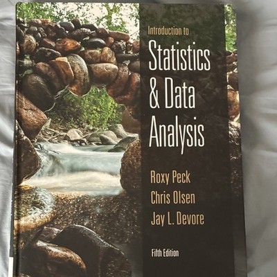 Introduction to Statistics & Data Analysis Fifth Edition Hardcover Peck Cengage