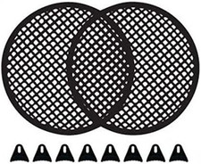 1 Pair 12" Subwoofer Mid Range Metal Mesh Waffle Speaker Grill DJ PA Car Audio