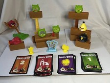 Angry Birds Knock on Wood Game Replacement Parts Cards Launcher Birds Pigs