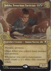 Sokka, Tenacious Tactician (Showcase) Foil #352 Avatar: The Last Airbender