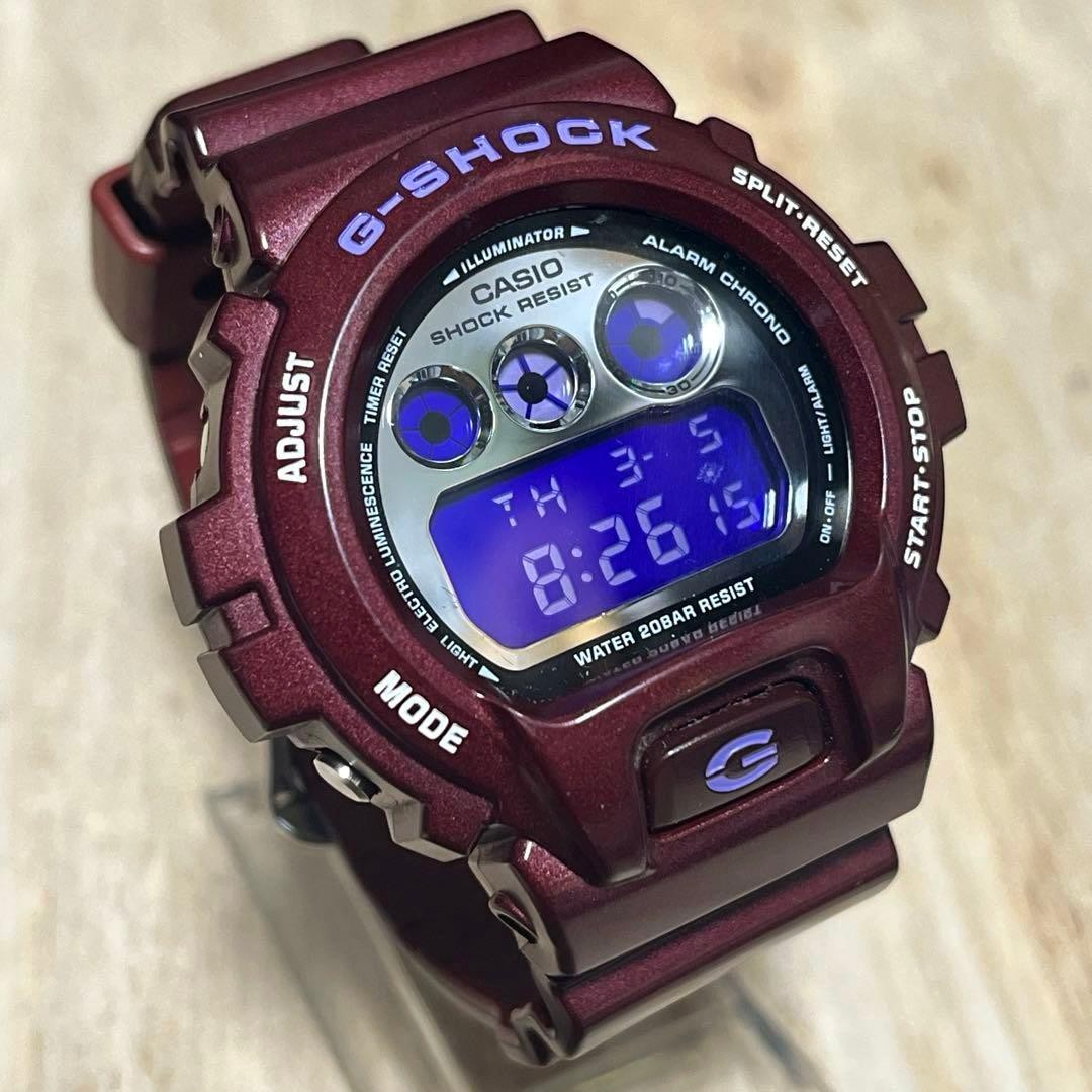 イ*】様 G-SHOCK CASIO　DW-6900SB 腕時計　レッド　ワイン Casio G Shock DW 6900SB Digital Watch Rare Wine Red Japan Limited