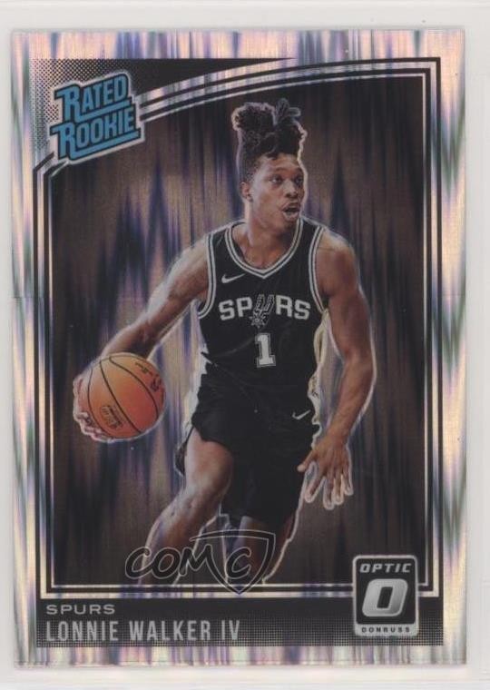 2018-19 Panini Donruss Optic Rated Rookie Shock Prizm Lonnie Walker IV #174 o8g