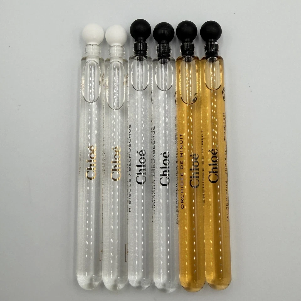 JUEGO DE 6 PIEZAS CHLOÉ ATELIER DES FLEURS NEROLI/ORQUÍDEA/HIBISCO DOS POR CADA 4 ML EDP Foto 2 de 4