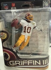 McFarlane personaggio NFL QB Robert Griffin Washington Redskins serie 32 maglia bianca