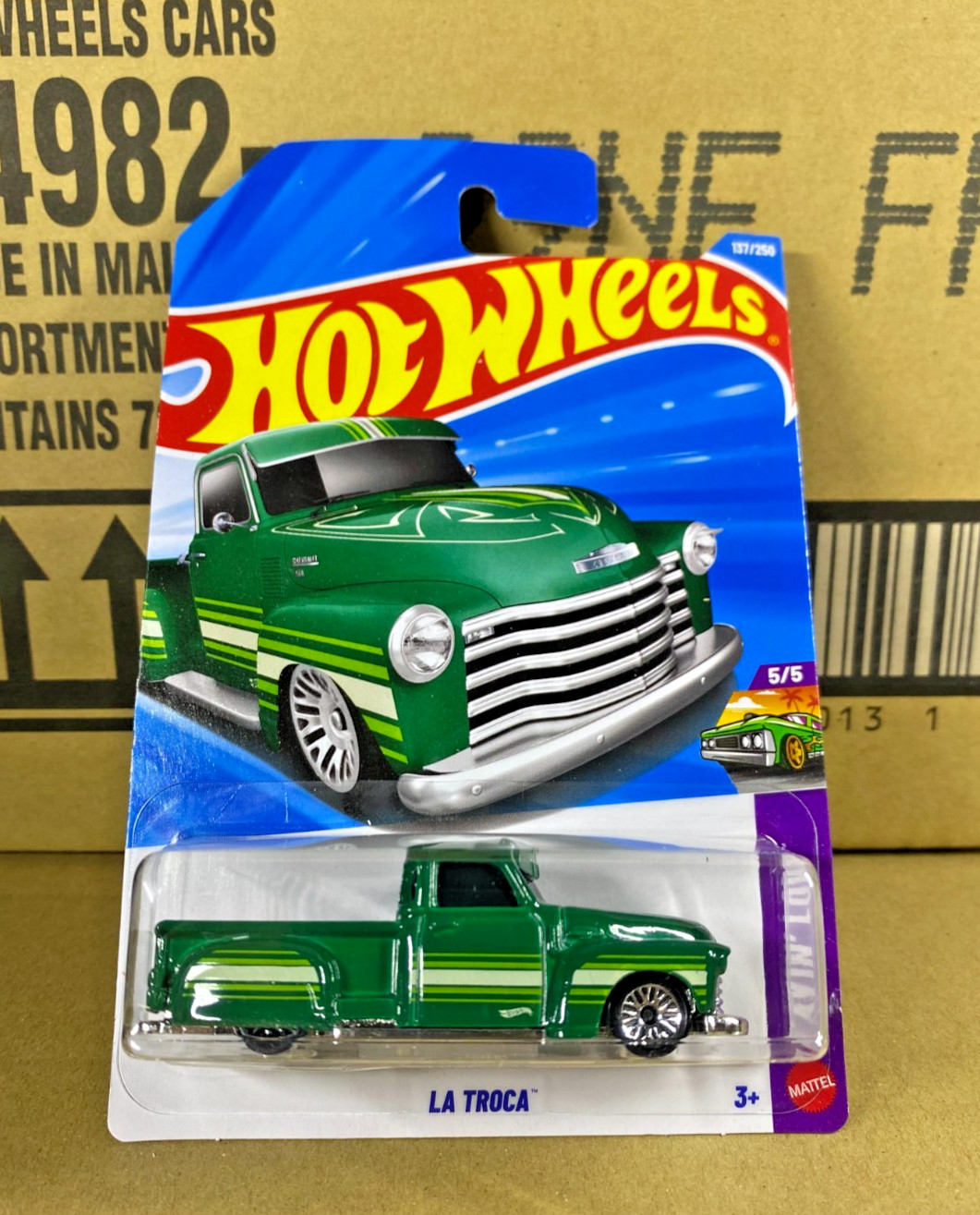 2026 Hot Wheels Mainline Case F La Troca Series Layin' Low