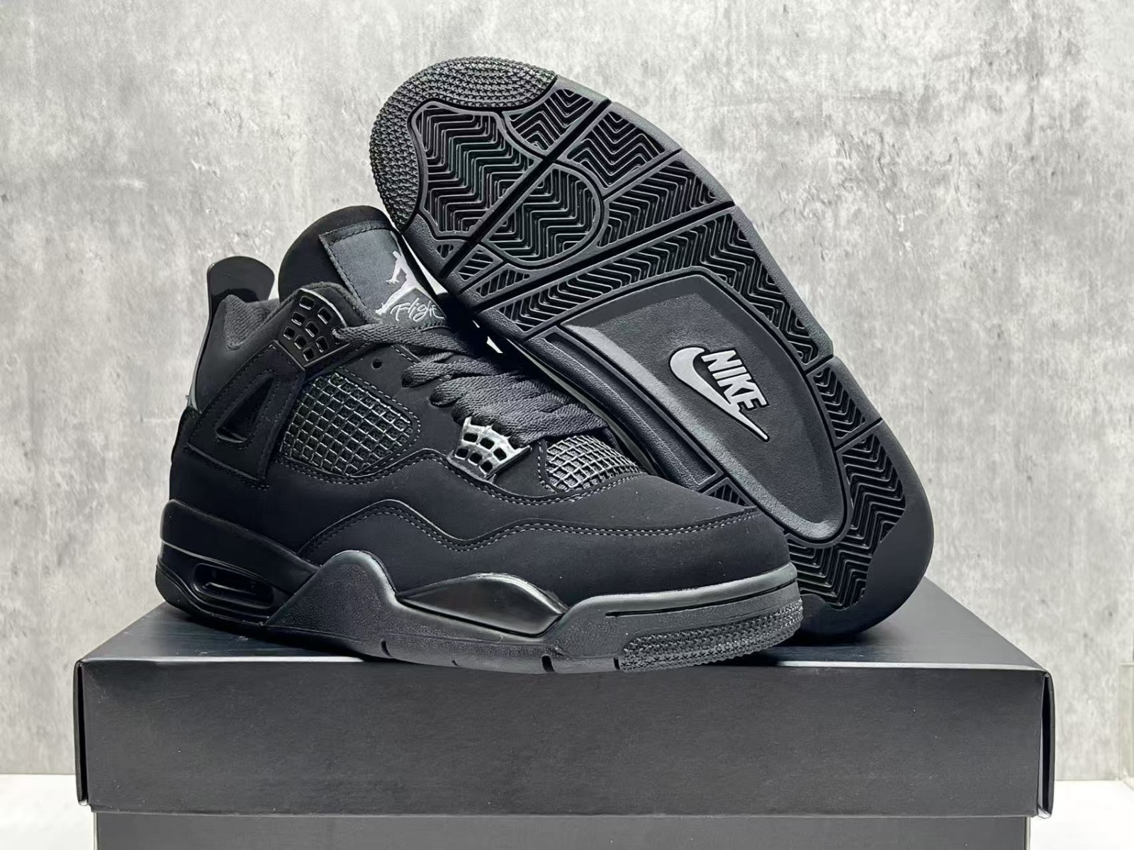 2025 Nike Air Jordan 4 "Black Cat" Retro Men's Basketball Shoes