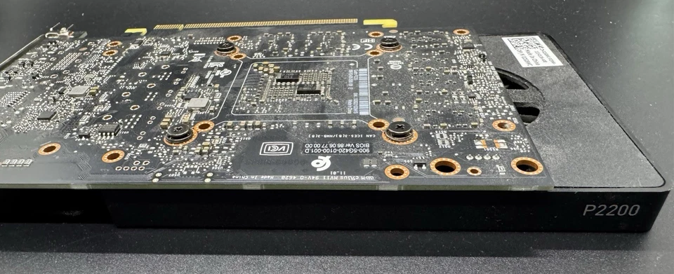 Dell Nvidia Quadro P2200 5GB GDDR5X PCIe 4xDisplay Port Video Card 02G8WC - Image 4 of 4