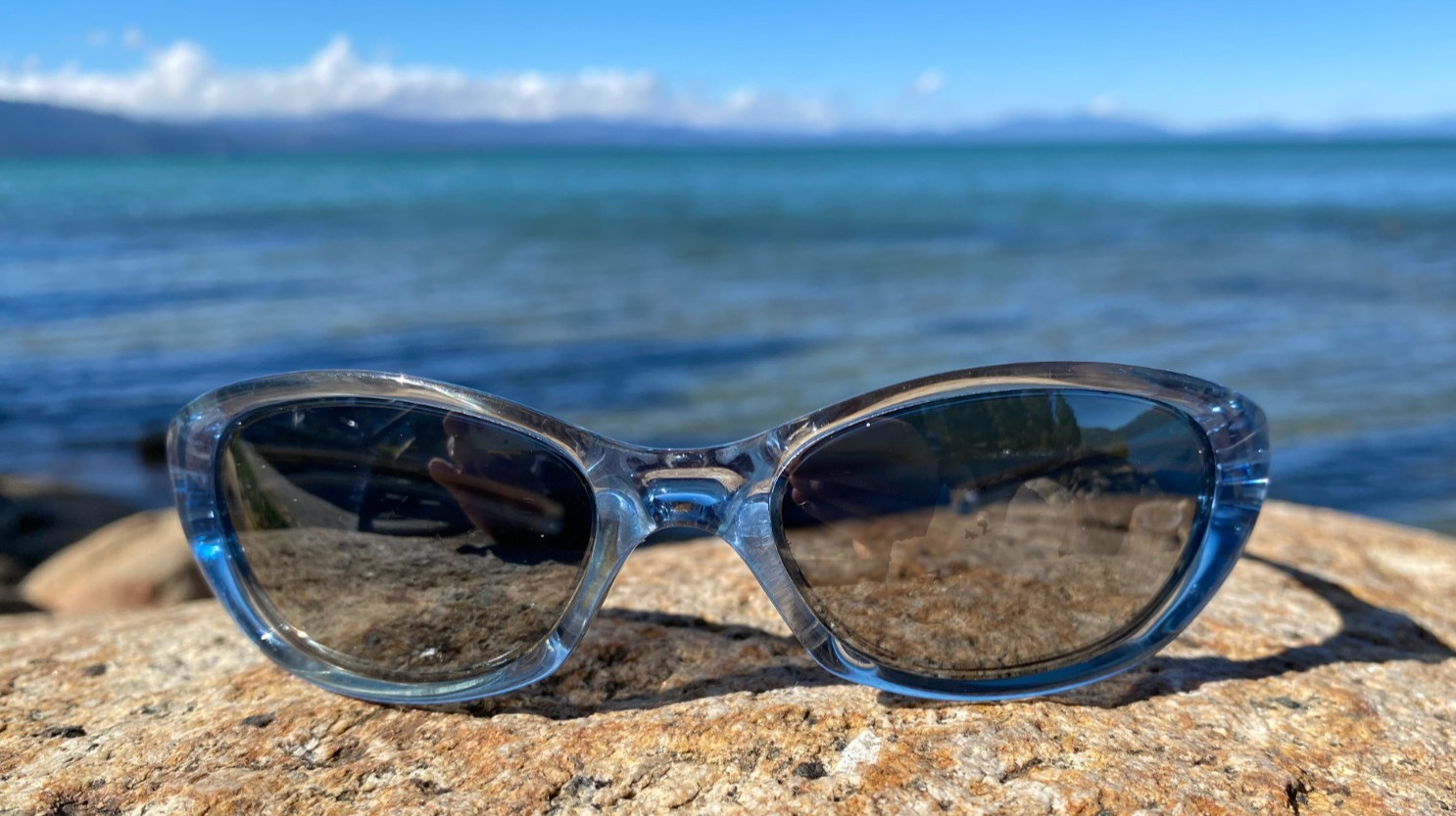 Nike Furi R. Sunglasses- Translucent Crystal Blue… - image 3